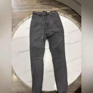 Fashion Nova Charcoal Denim Pants